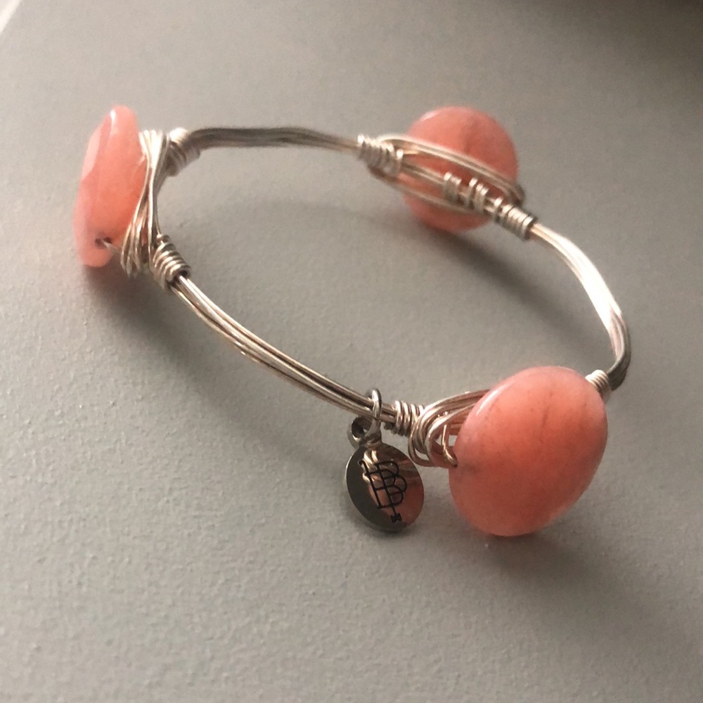 Bourbon and Bowties Pink Bangle